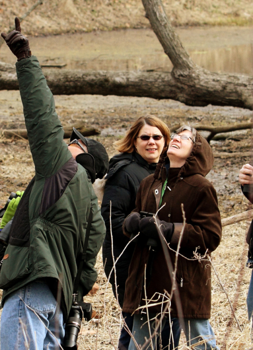 Birding class in spring