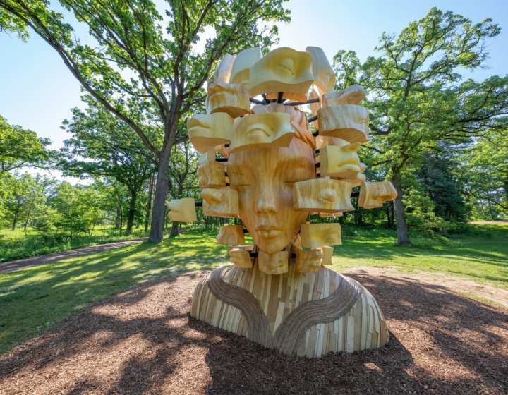 Human+Nature sculpture Sentient