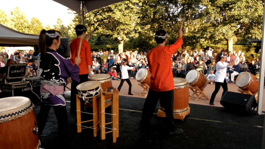 Image of Japanese cultural performers at Destination Asia festival at The Morton Arboretum