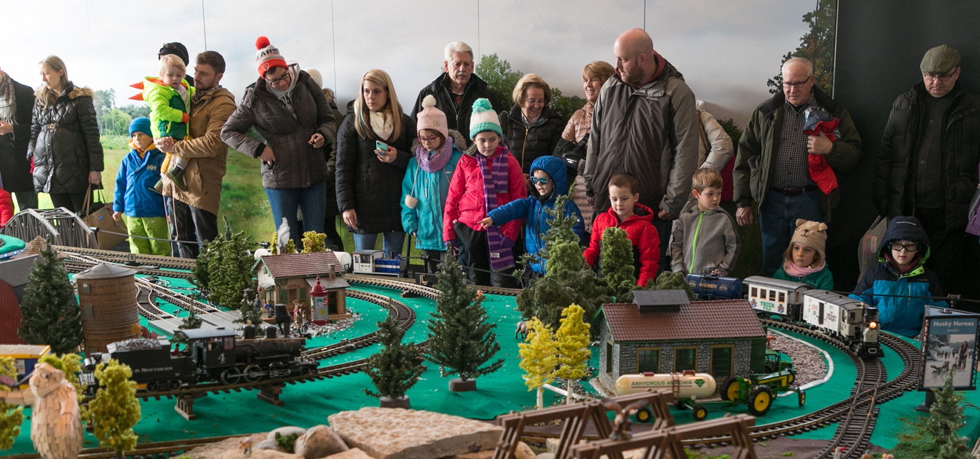 Families enjoy enchanted railroad