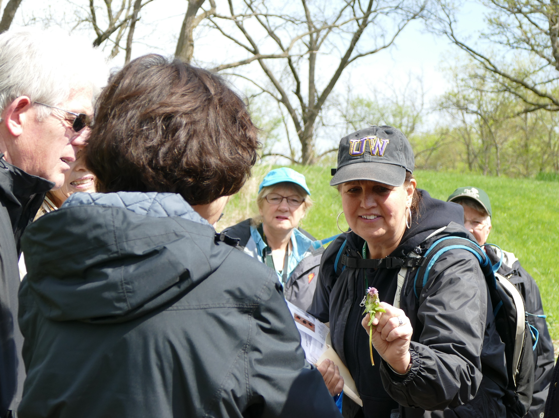 Photograph of adults attending the spring wildflower class led by Cindy Crosby