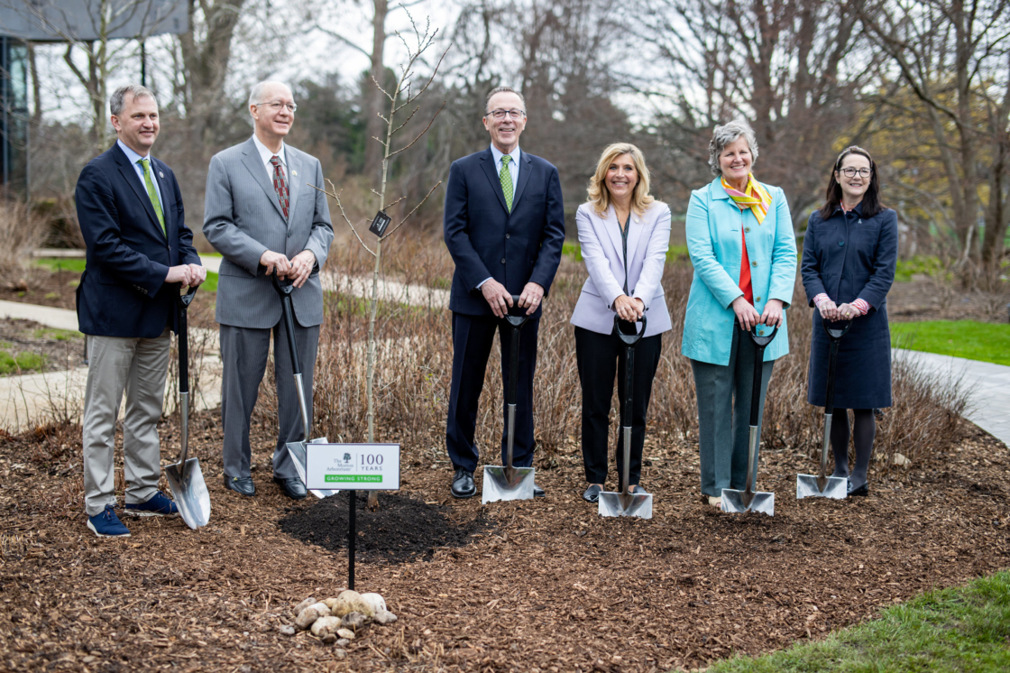 Tree Planting at Arbor Day Press Conference