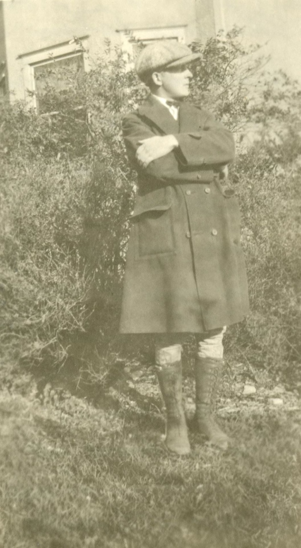 Black and white photograph of Clarence Godshalk