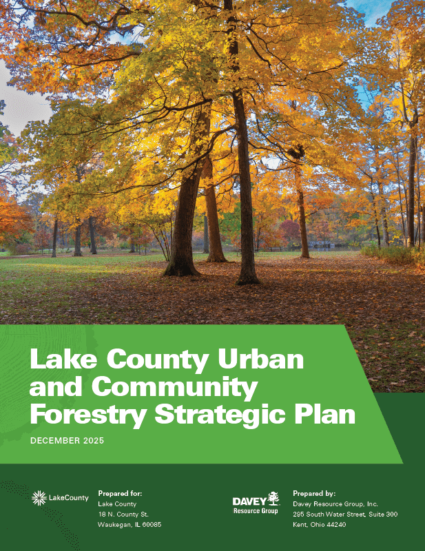 Cover photo of Lake County Urban and Community Forestry Strategic Plan