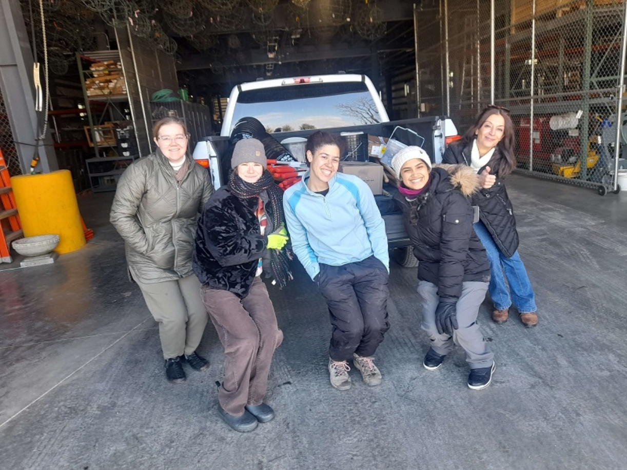 Photograph of Franklin Park Tree Preservation with CRTI staff members