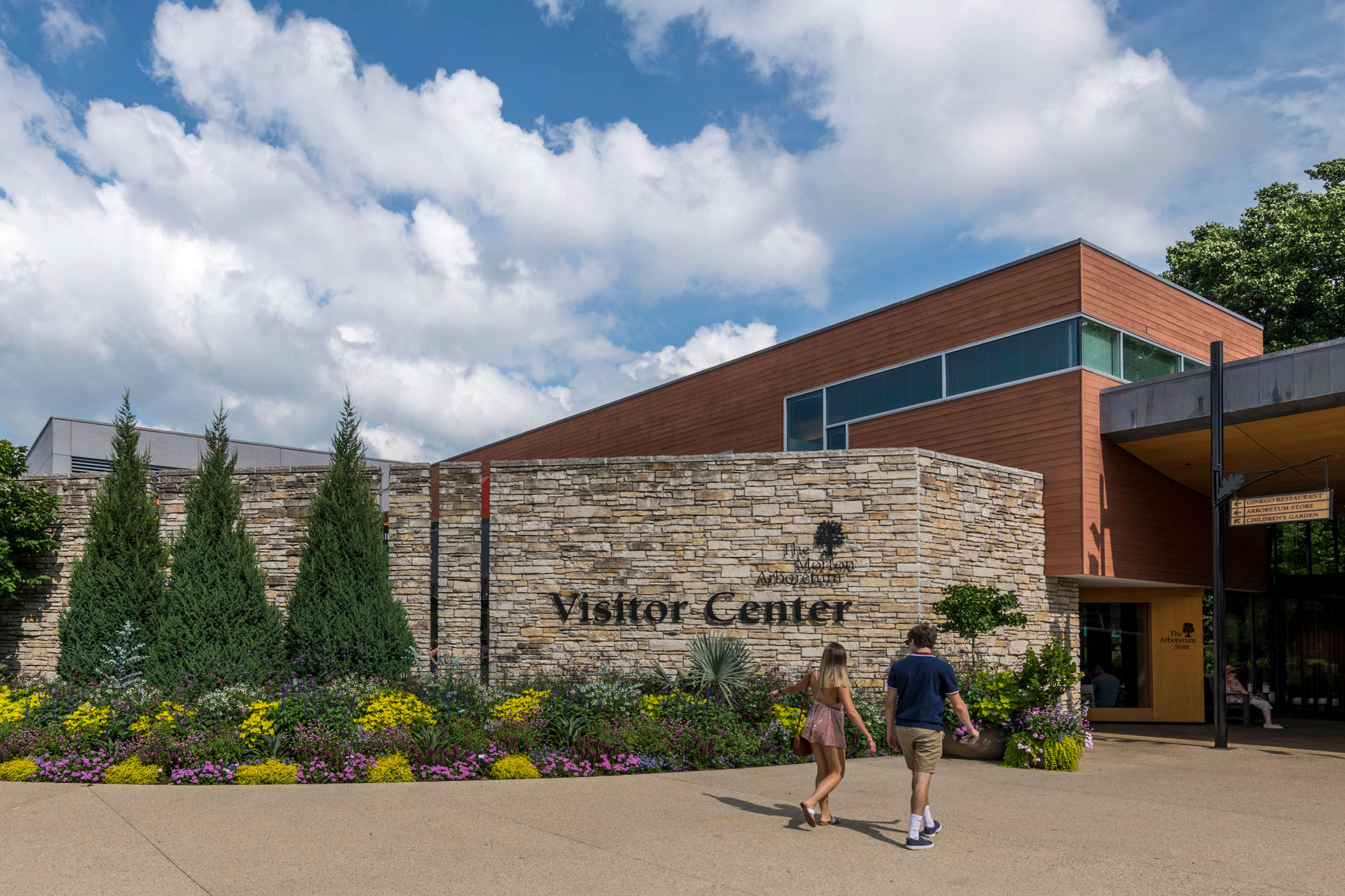 Guests arrive at the Visitor Center before starting their adventure.